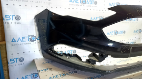 Front bumper bare Ford Fusion mk5 17-18 black, pressed