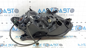Headlight front left Nissan Rogue 14-16 bare halogen, broken fasteners, for polishing, TAIWAN