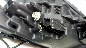 Headlight front left Nissan Rogue 14-16 bare halogen, broken fasteners, for polishing, TAIWAN