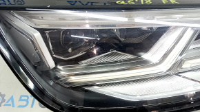 Front right headlight complete Audi Q5 80A 18-20 LED, sand, scratch