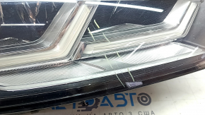 Front right headlight complete Audi Q5 80A 18-20 LED, sand, scratch