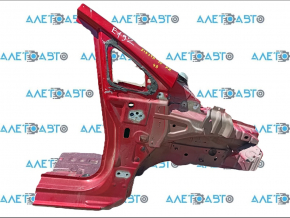 Front right quarter Ford Fiesta 11-19 red RR