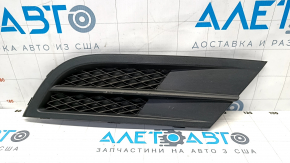 Front bumper grille side right VW Jetta 15-18 USA without fog lights, scratches