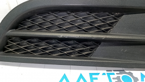 Front bumper grille side right VW Jetta 15-18 USA without fog lights, scratches