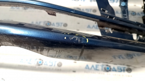 Bare front bumper VW Jetta 15-18 USA blue, pressed, crack in mount