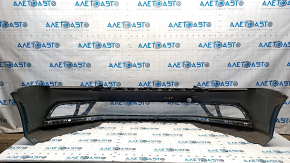 Bare front bumper VW Jetta 15-18 USA blue, pressed, crack in mount