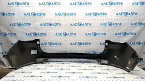 Bare rear bumper upper part Jeep Compass 17 - without parking sensors, graphite, broken fasteners