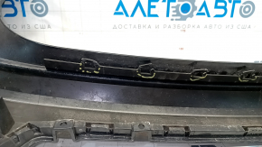 Bare rear bumper upper part Jeep Compass 17 - without parking sensors, graphite, broken fasteners