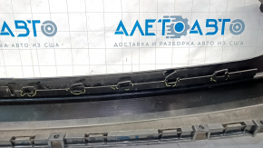 Bare rear bumper upper part Jeep Compass 17 - without parking sensors, graphite, broken fasteners