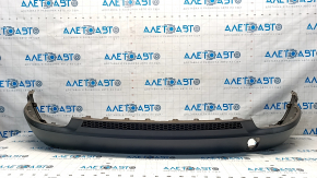 Bare rear bumper lower part Jeep Compass 17 - without parking sensors, structure, worn