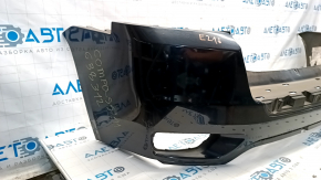 Rear bumper bare upper part Jeep Compass 11-16 black, scratches