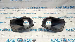 Front bumper lip Fiat 500L 14-17 Trekking structure, broken fog light frame, pressed, scratches