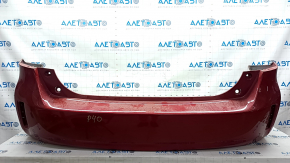 Rear bumper bare Toyota Prius V 12-17 without lip, red, broken mount
