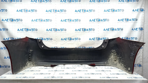 Rear bumper bare Toyota Prius V 12-17 without lip, red, broken mount