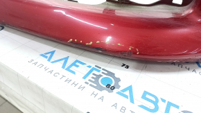 Front bumper bare Toyota Prius V 12-14 prerest, red, scratches