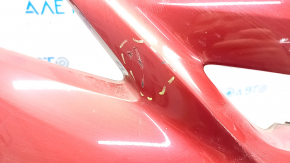 Front bumper bare Toyota Prius V 12-14 prerest, red, scratches