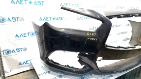 Front bumper bare Infiniti QX60 16-rest, black, painted,