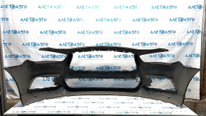 Front bumper bare Infiniti QX60 16-rest, black, painted,