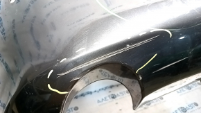 Bare rear bumper Lexus ES350 07-12 graphite, scratches, crack in mount