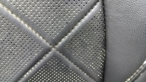 Toyota Camry v70 18 passenger seat upholstery - black and brown leather, perforation, heating, scratches, rusty underneath, dry cleaning