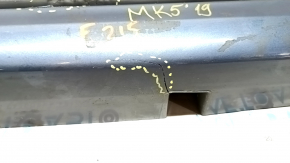Left threshold Ford Fusion mk5 13-20 blue, with seal, broken fasteners, cracked, scratches, dented, worn