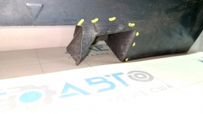 Left threshold Ford Fusion mk5 13-20 blue, with seal, broken fasteners, cracked, scratches, dented, worn