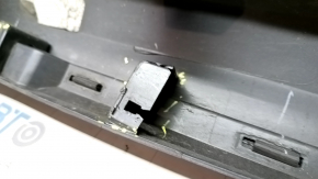 Left threshold Ford Fusion mk5 13-20 blue, with seal, broken fasteners, cracked, scratches, dented, worn