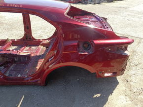 Quarter wing rear left Toyota Camry v70 18- under BSM, on the body, red, pokes