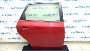 Door assembly rear right Toyota Prius V 12-17 red 3R3, butt