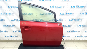 Door assembly front right Toyota Prius V 12-17 keyless, red 3R3