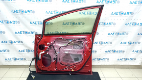Door assembly front right Toyota Prius V 12-17 keyless, red 3R3