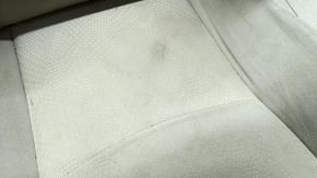 Driver's seat Toyota Prius V 12-17 without airbag, mechanical + electric, beige velour, shot, plastic turned white, for dry cleaning