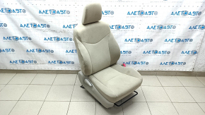 Passenger seat Toyota Prius V 12-17 without airbag, mechanical, beige velour, dry-cleanable, scratches