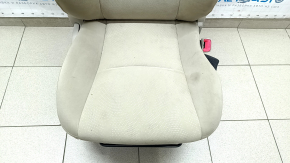 Passenger seat Toyota Prius V 12-17 without airbag, mechanical, beige velour, dry-cleanable, scratches