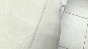Rear row of seats 2nd row Toyota Prius V 12-17 beige velour, needs cleaning, plastic turned white, scratches