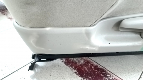 Rear row of seats 2nd row Toyota Prius V 12-17 beige velour, needs cleaning, plastic turned white, scratches