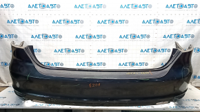 Bare rear bumper VW Jetta 11-14 USA hybrid, black, scratches