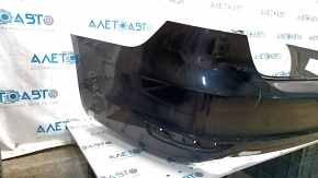 Bare rear bumper VW Jetta 11-14 USA hybrid, black, scratches