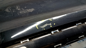 Bare rear bumper VW Jetta 11-14 USA hybrid, black, scratches