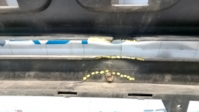 Bumper front bare upper part Jeep Compass 11-16 black, cracked