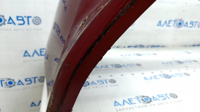 Front bare bumper Toyota Camry v70 18-20 LE\XLE for parking sensors, red, torn, dented, scratches, broken fasteners