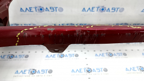 Front bare bumper Toyota Camry v70 18-20 LE\XLE for parking sensors, red, torn, dented, scratches, broken fasteners