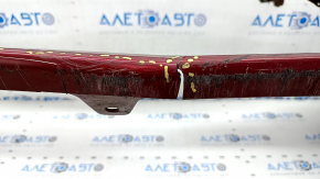Front bare bumper Toyota Camry v70 18-20 LE\XLE for parking sensors, red, torn, dented, scratches, broken fasteners