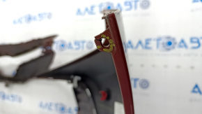 Front bare bumper Toyota Camry v70 18-20 LE\XLE for parking sensors, red, torn, dented, scratches, broken fasteners