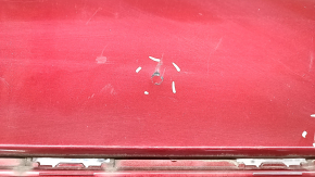 Rear bumper bare Toyota Camry v70 18-20 LE\XLE for parking sensors, red, torn, pressed, scratches, broken mount
