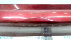 Rear bumper bare Toyota Camry v70 18-20 LE\XLE for parking sensors, red, torn, pressed, scratches, broken mount
