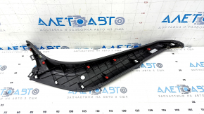 Front panel trim right Toyota Camry v70 18- leather black brown stitching