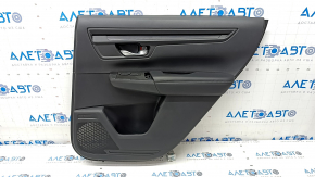 Door trim card rear right Honda CRV 23- leather black