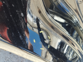 Quarter wing rear right Ford Edge 15- on the body. black, painted, pokes