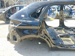 Quarter wing rear right Ford Edge 15- on the body. black, painted, pokes